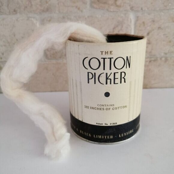 Vintage The Cotton Picker Can, Beauty Supply Cosmetic Nursery Vintage Ad - Picture 8 of 9